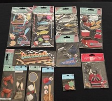 NIP Lot of JOLEE'S BOUTIQUE Scrapbooking Stickers - Hockey, Baseball, Boardwalk