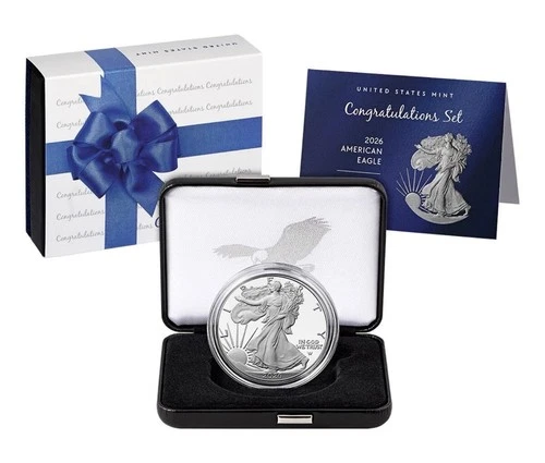 2026 P Congratulations Set American Eagle 1oz Silver Proof Coin