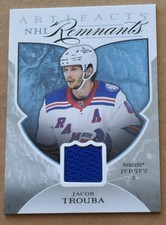 2022-23 Upper Deck Artifacts Jacob Trouba NHL Remnants #NR-JT Relic Rangers 