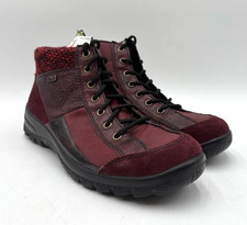 Rieker L7143-35 Women's NEW Zip-Up Ankle Boots Red EU Size 40