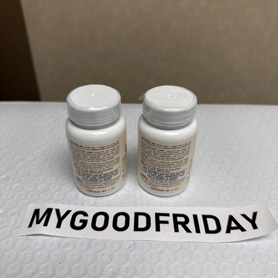 Jarrow Formulas, Inc. Luteína 20 mg 120 Cápsulas Gelatinosas Cada Frasco Contém 60 Ex:1/27 - Imagem 4 de 4