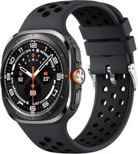 Waterproof Silicone Strap Compatible with Samsung Galaxy Watch Ultra 47mm