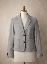  148 NWT Banana Republic Gray Wool Blend Blazer size 2