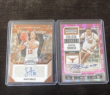 2025 Panini Nil Texas Girls Basketball Auto Numberd Texas🔥🔥🔥 2 Card Lot