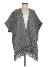Ann Taylor LOFT Women Gray Kimono M