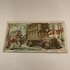 Vintage 1916 British WW1 Vehicle Card MOTOR BUSES