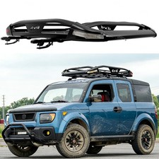 For Honda Element 50x38 Raise Roof Rack Crossbar Cargo Basket Carrier Wlight