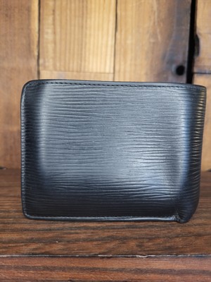Louis Vuitton ブラック Mens LOUIS VUITTON Wallet EPI black 100% Authentic | eBay