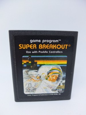 Super Breakout game program Atari 2600 CX2608 Spiel TOP !!! Reinschauen !!!