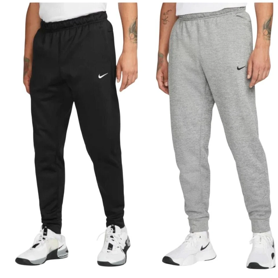 Nike Men's Joggers Dri-Fit Athletic Fitness Therma-FIT Drawstring Jogger Pants