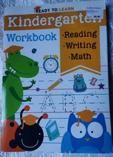 Kindergarten Reading Writing Math workbook Trace practice book homeschooling