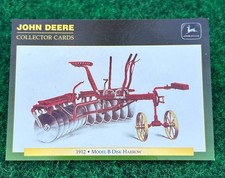 John Deere 1912 Model B Disk Harrow 1994 Trading Card Series Card No. 44