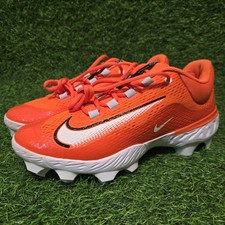 Nike Alpha Huarache Elite 4 Low MCS Baseball Cleats Orange FN7221-800 Size 13