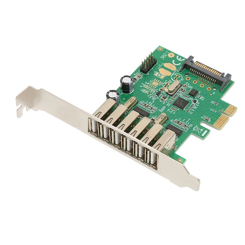 6 Port USB PCI Express Card With 480Mbps Transfer Rate For Vista 7/8/ 10 - Photo 7/12