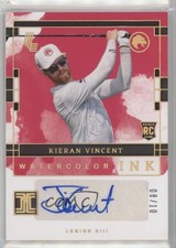 2024 Panini Impeccable LIV Golf Gold 8/10 Kieran Vincent #WC-KVC Auto 1fl4