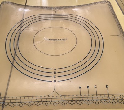 Vintage Tupperware Gebäckmatte Tortentorte Backblech 1969 46 x 56 cm