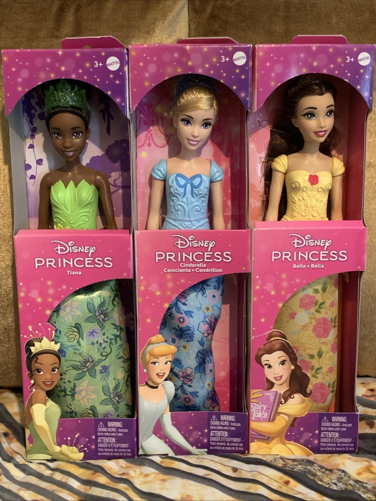 Disney Princess 11&rdquo; Doll Gift Set: Cinderella+ Tiana+ Bell