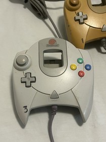Lot of 3 SEGA Dreamcast Controllers Untested