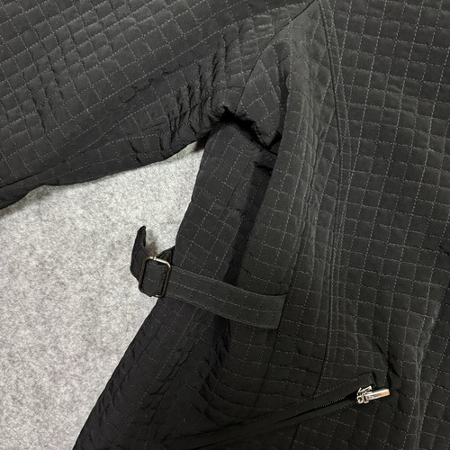 Avenue Women's Quilted Coat Black Full Zip Jacket 3X - Picture 8 of 14