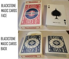 BLACKSTONE MAGIC CARDS - INCLUDES 7 GAFT CARDS 2 JOKERS - COLLECTIBLE / RARE