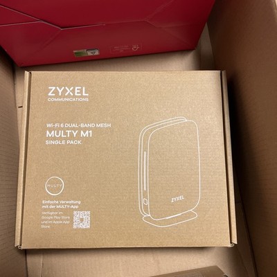 Telekom Zyxel Multy M1 Single Pack Wi-Fi 6 Dual-Band Mesh Weiß Neu 