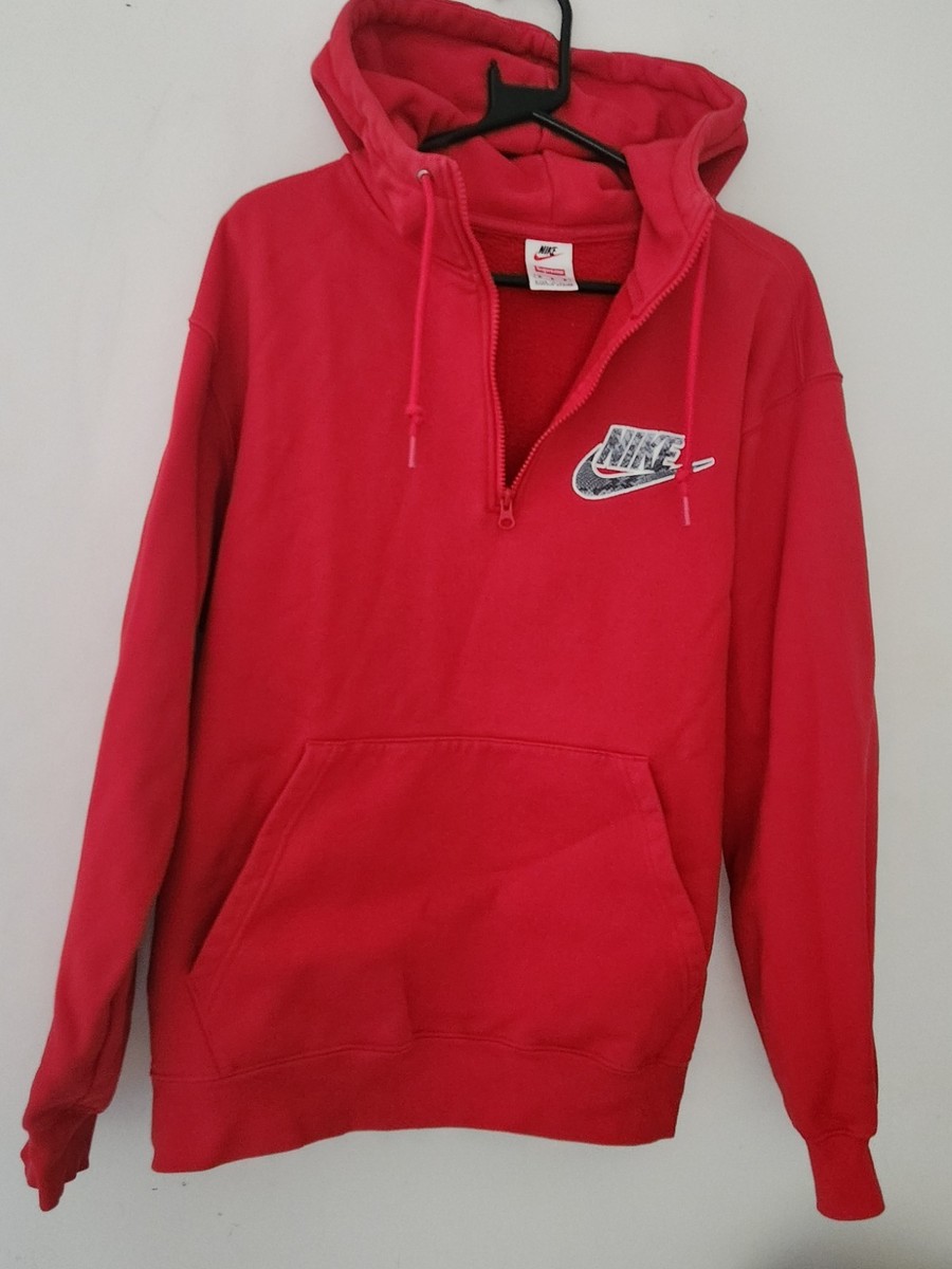 トップス Supreme x Nike Zip Up Hooded Red M Buy Supreme x Nike Zip Up Hooded Sweatshirt 'Red' - SS25SW1