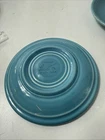 Homer Laughlin Fiesta Fiestaware Turquoise 6” Saucer Vintage 1930’s