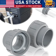 2 Pack 006723F 2" PVC Connector for Raypak Pool Heater Parts R185A R265A&R335A