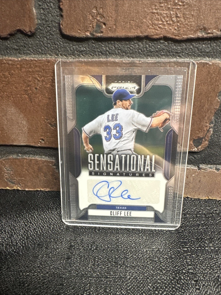 Cliff Lee Baseball Autographed Sports Trading Cards & Accessories