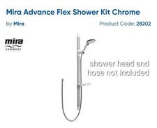 Mira Advance Flex Riser Rail kit. 60cm slide Rail Brand New in Packaging