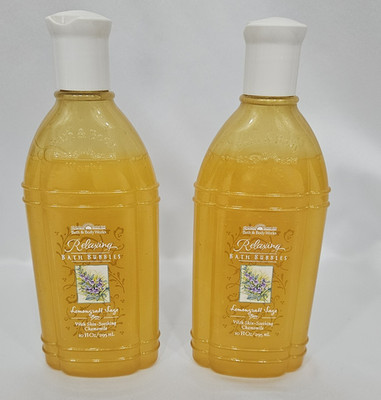 Bath & Body Works Lemongrass Sage Bubble Bath 2 bottles 10 oz New
