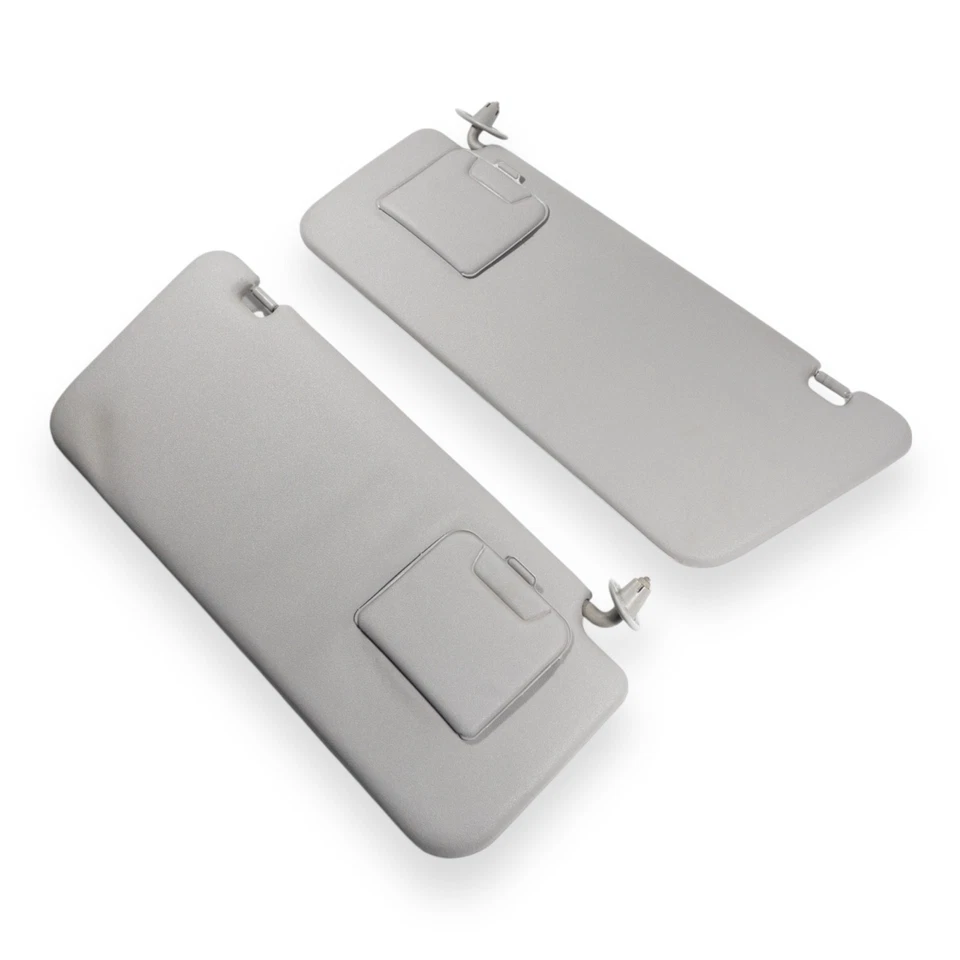 Juego de pares de parasoles laterales para conductor y pasajero Scion XB 2004-2006 vinilo gris Foto 2 de 4