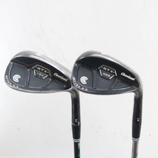 Cleveland 588 RTX 2.0 CB Black Satin Wedge Set 56.14 & 60.12 RH S-163591