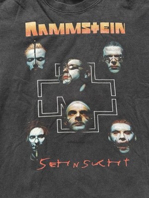 Vintage 90s Rammstein Sehnsucht Black T-shirt Sz M | eBay