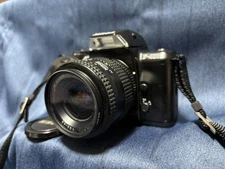 Nikon F-401S 35mm Film Camera with AF Nikkor 35-70mm Lens Untested Japan K13