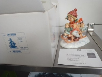 AUS DER BAHN , Hummel / Goebel  Nr. 2014 / 1, Großfigur, OVP, 14,5 x 14 cm