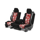 For Jaguar S-Type 00-01 Seat Cover NeoSupreme 1st Row Black & Hawaiian Red