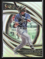 Christian Yelich 2020 Panini Select #181 Holo Milwaukee Brewers
