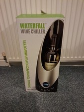Urban Trend Waterfall Wine Chiller (Black and Silver) Brand New Never Been Used