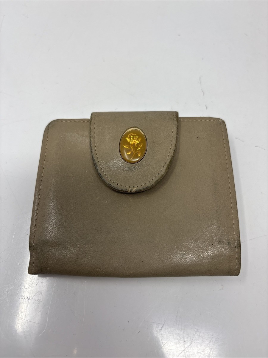 ハート Rolfs Leather wallet With Rose logo Vintage | eBay