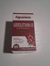 hipamus Urolithin A Supplement 2000mg Healthy Aging Antioxidants Exp 7/2026 60ct
