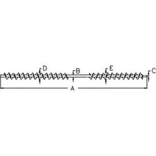 Grain Shoe Supply Auger - Right Hand fits John Deere 6600 6620 7720 8820 AH95943