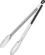 Versatile 16-Inch Stainless Steel Tongs - Ideal for Grilling & Kitchen Tasks