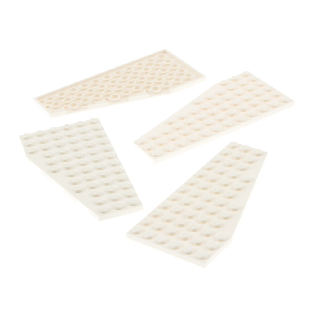 4X Lego Wing Plate 12X6 Right Cream White Star Wars 75087 30356