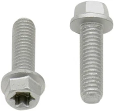 Bolt Motorcycle Hardware Torx Hex Head Flange Bolts M6 x 20mm 10-Pack