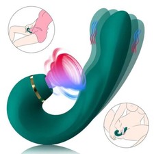 Sucking Vibrator Clit Sucker Dildo Women G-spot Massager Sex Toy for Women 2025