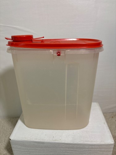 Tupperware Beverage Buddy #587 dos cuartos jarra sello caño rojo naranja tapa - Imagen 7 de 11