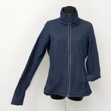 CALIA Carrie Underwood Full Zip Pullover Blue Thumbholes Size Small Athleisure