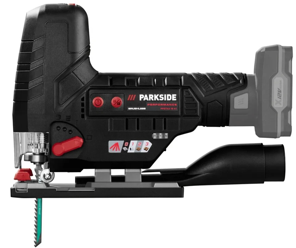 Seghetto a pendolo brushless Parkside Performance 12V PPSTKA 12 SENZA BATTERIA - Imagen 4 de 4