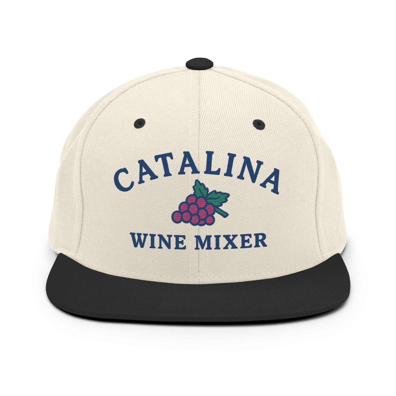 Catalina Wine Mixer Snap Back Cap Hat Vacation Travel Luxury Vino Island Life